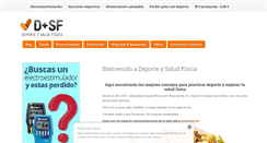Desktop Screenshot of deporteysaludfisica.com